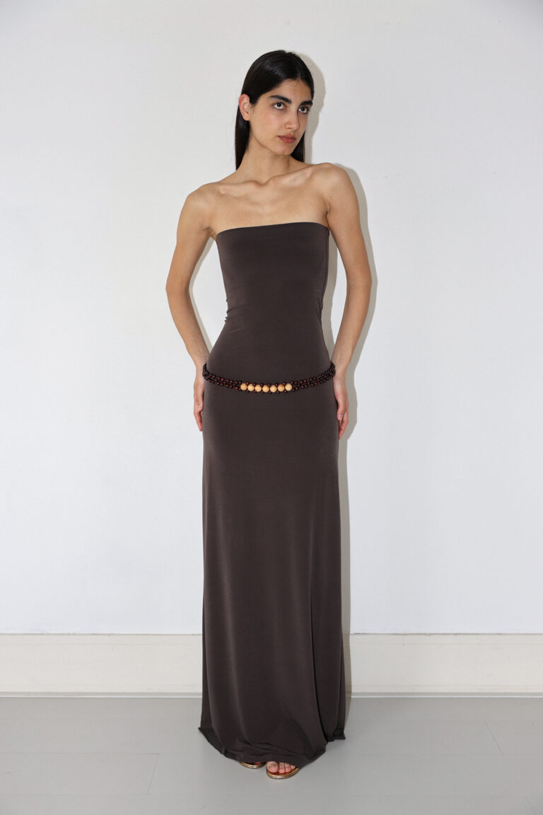 Pia Dress | Mocca - Image 3