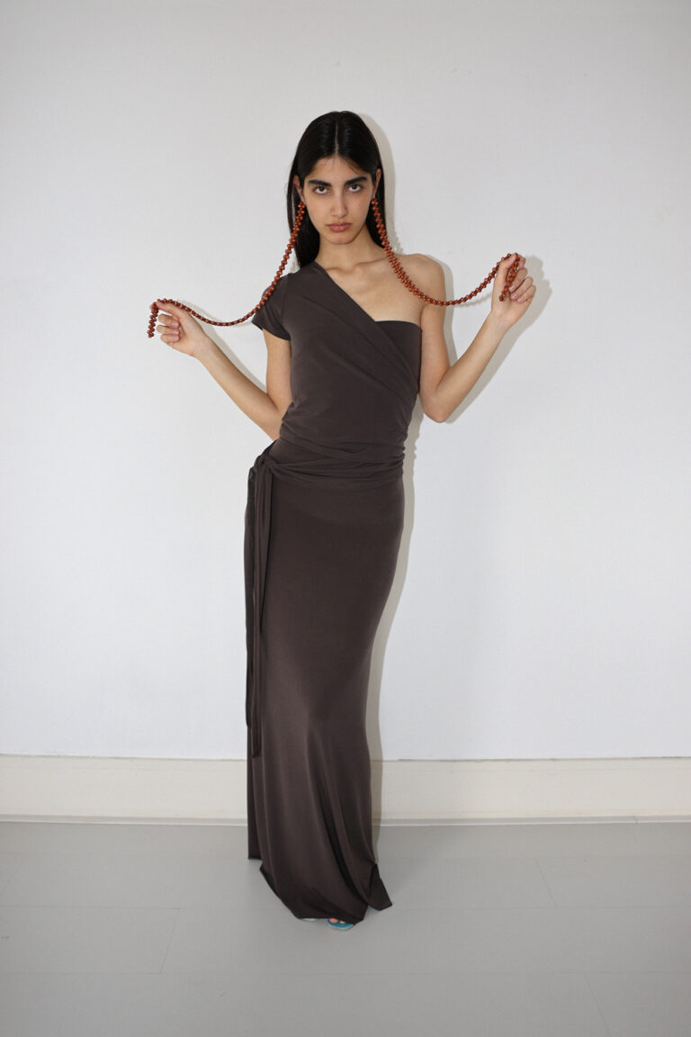 Pia Dress | Mocca - Image 5