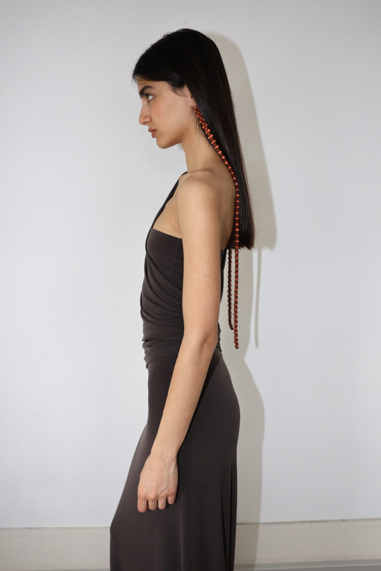 Pia Dress | Mocca - Image 4
