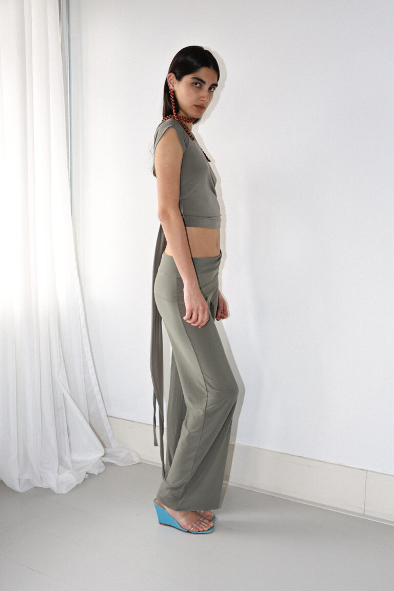 Lola Trousers | Olive - Image 2
