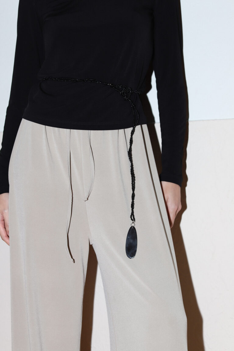 Mira Trousers | Latte - Image 4