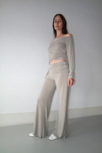 Lola Trousers | Latte - Image 3
